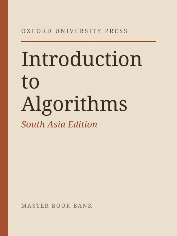 Cover of Introduction to Algorithms